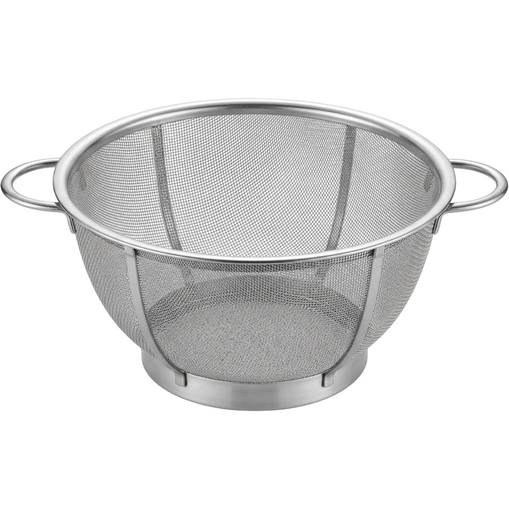 Xaora Footed Fine-Mesh Draining Colander 28 cm Stainless Steel - Product view